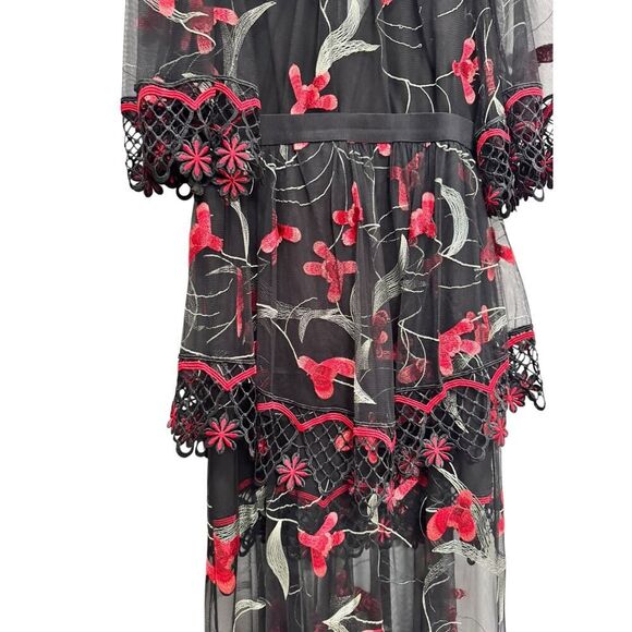 Alice McCall Marigold Dress in Black Sugar Plum - Size 8 - New - Picture 5 of 6